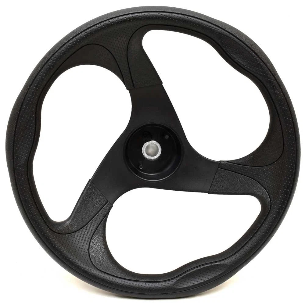 Tracker Boat Steering Wheel - 13 3/8 Inch Black Plastic