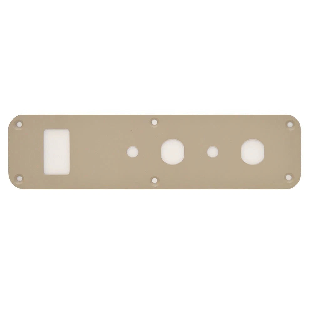 Regal Boat Ignition Switch Panel 46903 - 9 1/8 X 2 3/8 Aluminum Beige