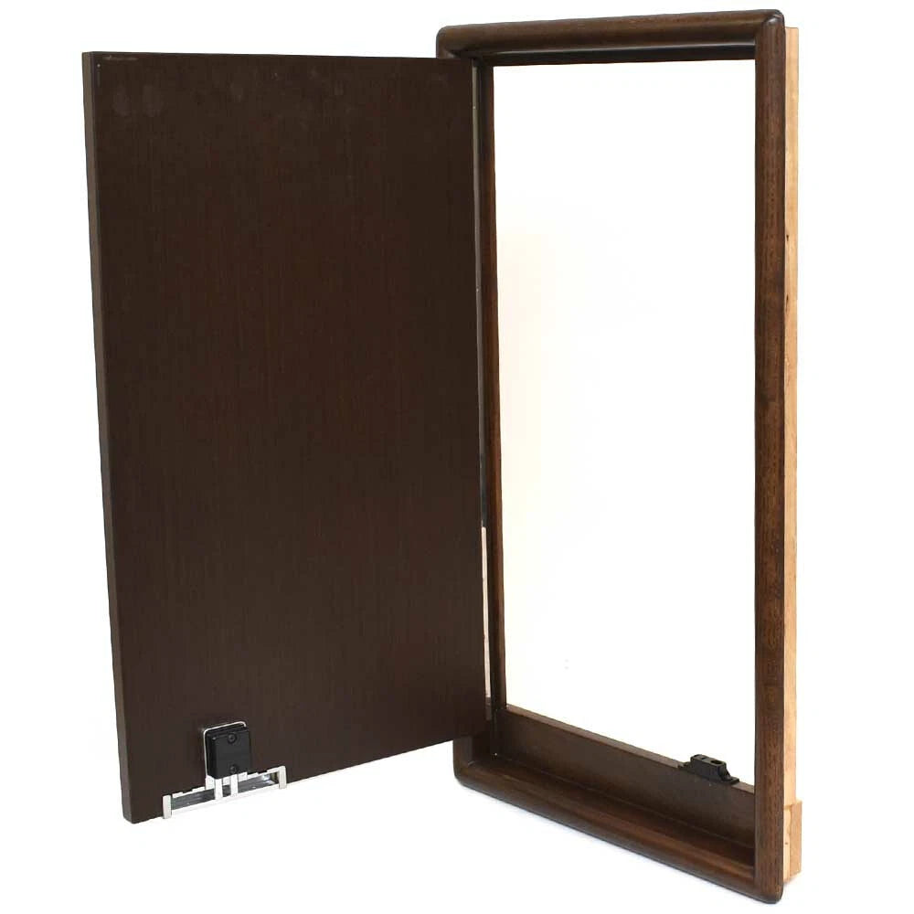 Cobalt Boat Cabinet Door CB402432 - Dark Brown Wood with Latch