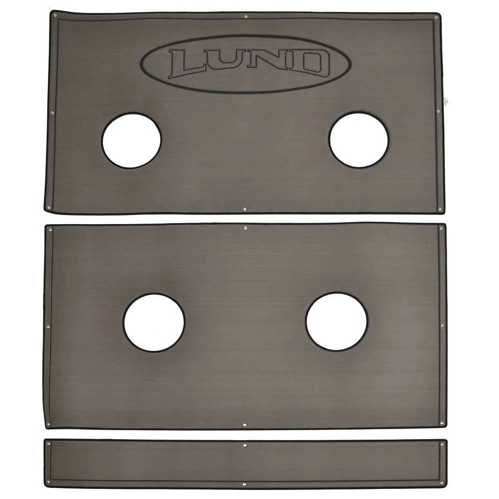 Lund Boat Non Skid Cockpit Flooring Mats 2295055 - Gray (set of 3)