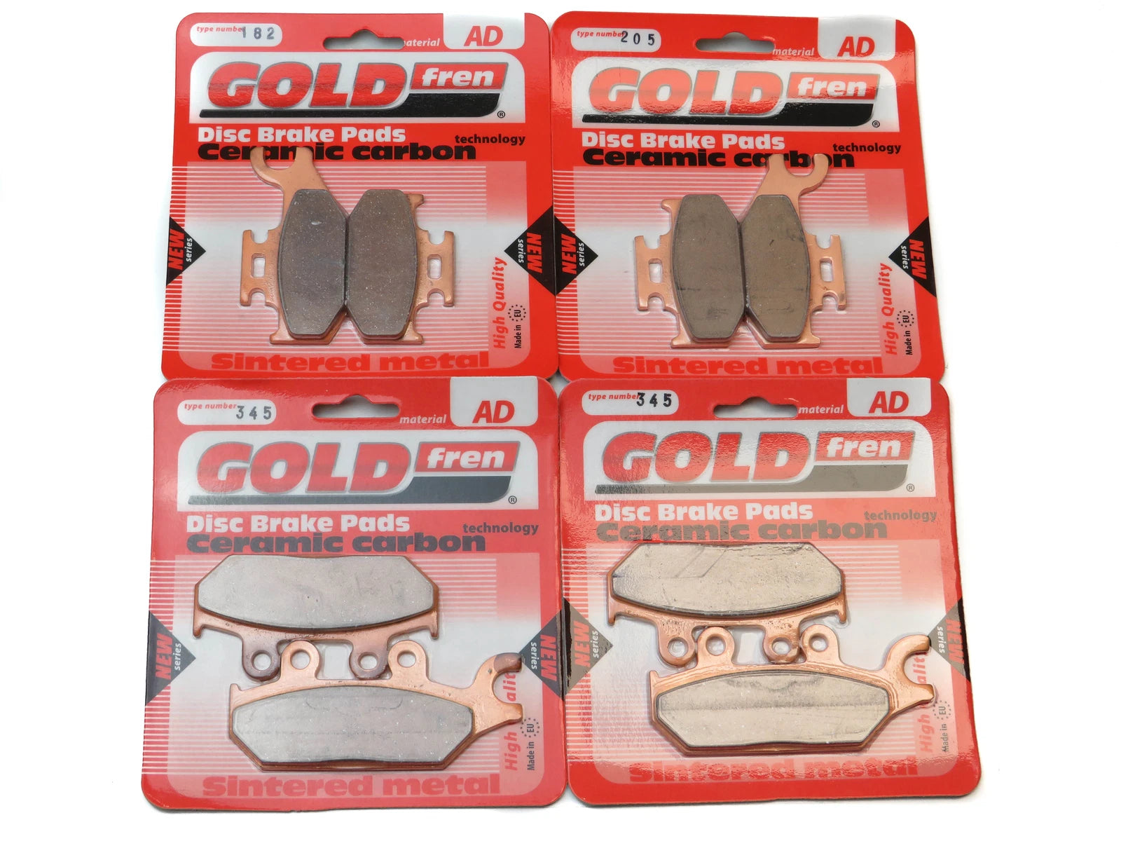 Brake Pads Front & Rear for Can Am Commander Max 1000 XT 2014