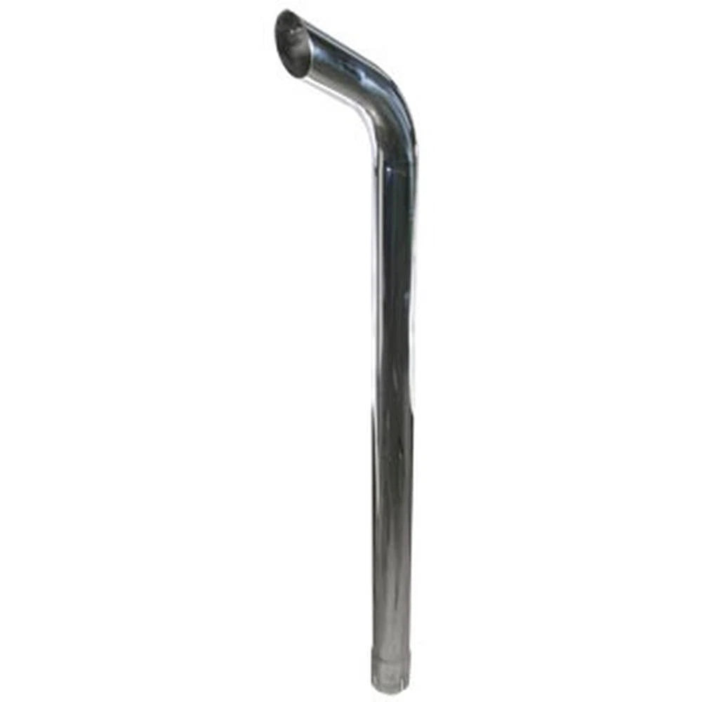 146520CHR Extended Curve Chrome Exhaust Stack Fits Case-IH Tractor