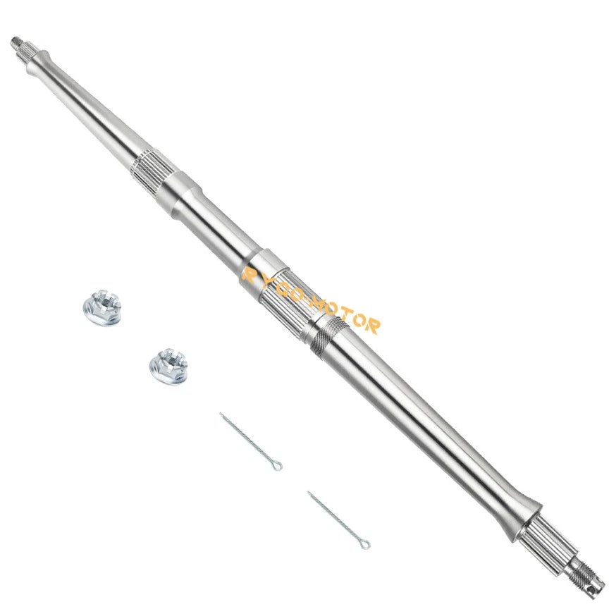 Rear Axle Shaft with Nuts for Yamaha YFZ450 2006 2007 2008 2009 2012 2013