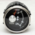 Faria Boat Trim Gauge GP5605A - Mercury 2 Inch Silver Black