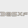 Stratos Boat Raised Emblem Decal 205094 - 385XF Silver Black Sticker