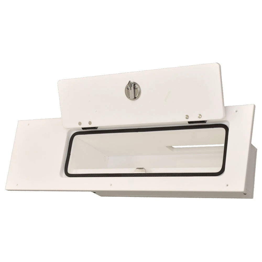 Blue Wave 2600 Makaira Boat Overhead Storage Hatch 2430-0077 - White