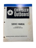 Chrysler Outboards OB3646, 75/85 HP Outboard Motors Service Manual