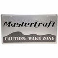 MasterCraft Boat Sign 88551010 - Caution: Wake Zone 22 X 12 Aluminum