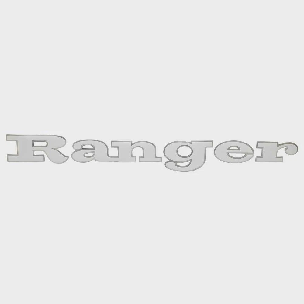 Ranger Boat Raised Emblem Decal 204482 - White Logo Sticker