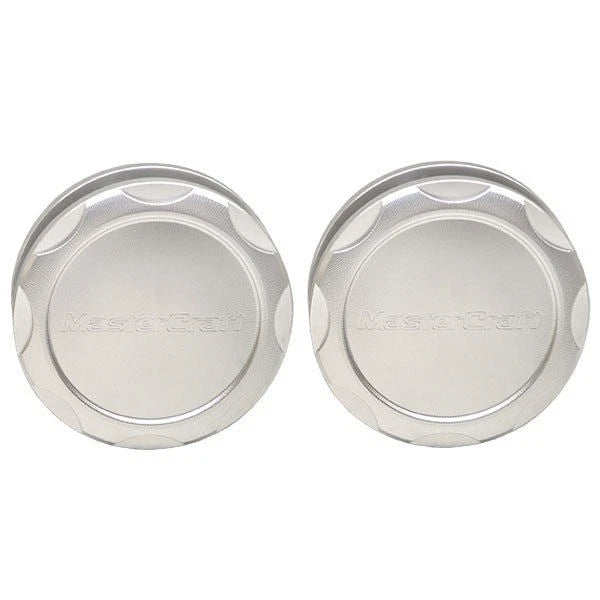 MasterCraft Boat Wakeboard Tower Cap Covers - Aluminum (set of 2)
