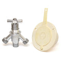 Fontana Boat Hot/Cold Shower Mixer Valve 97610 - Chromed Brass 7/8 IN