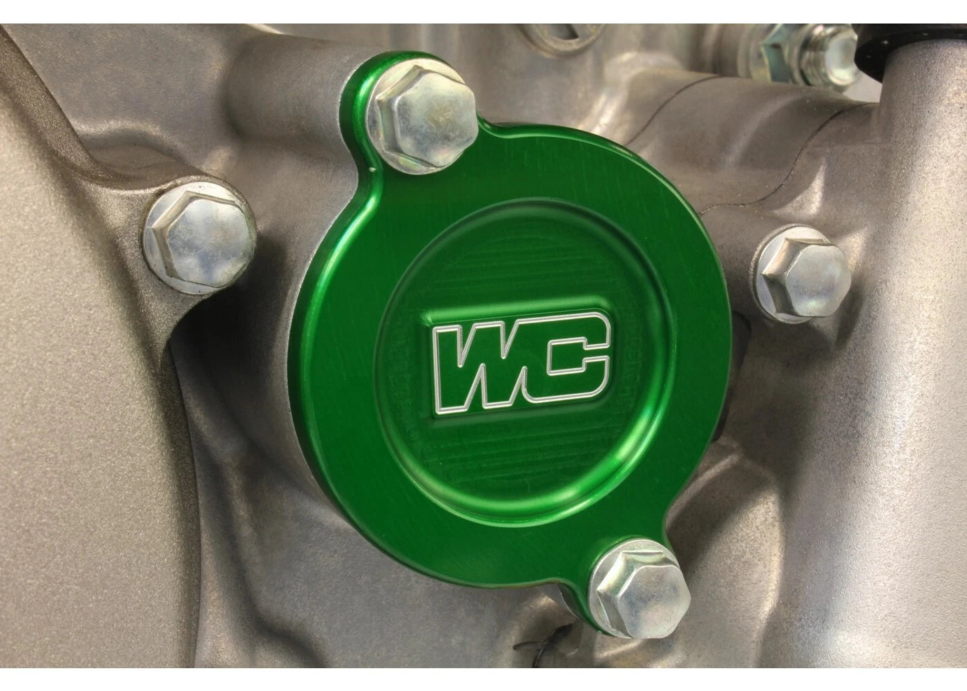 WORKS Oil Filter Cover for Kawasaki KX450F 2016-2024 Offroad Engine Components