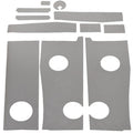 Larson Boat Cockpit Mats 8175-1009 - FX 1750 DC Gray (11 Pc Set)