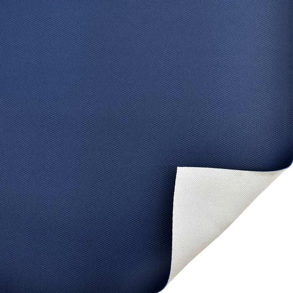 Naugahyde Boat Knit Back Vinyl - Dark Blue Diamonds 54 Inch (YD)