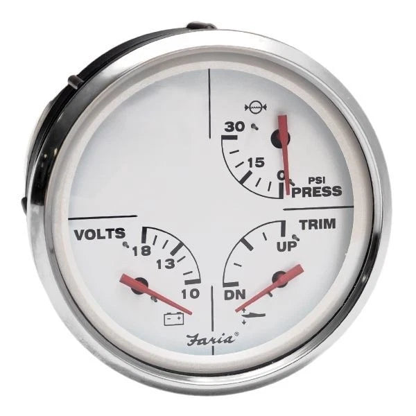 Faria Boat Multifunction Gauge GF6018A - 4 1/4 Inch Evinrude