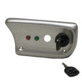 Lund Boat Ignition Switch Panel 2006395 - 6 5/8 Inch Silver Plastic