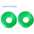 2 Rolls Nylon Trimmer Line 30 Meters 1.6mm 2.0mm for Garden and Lawn Tools