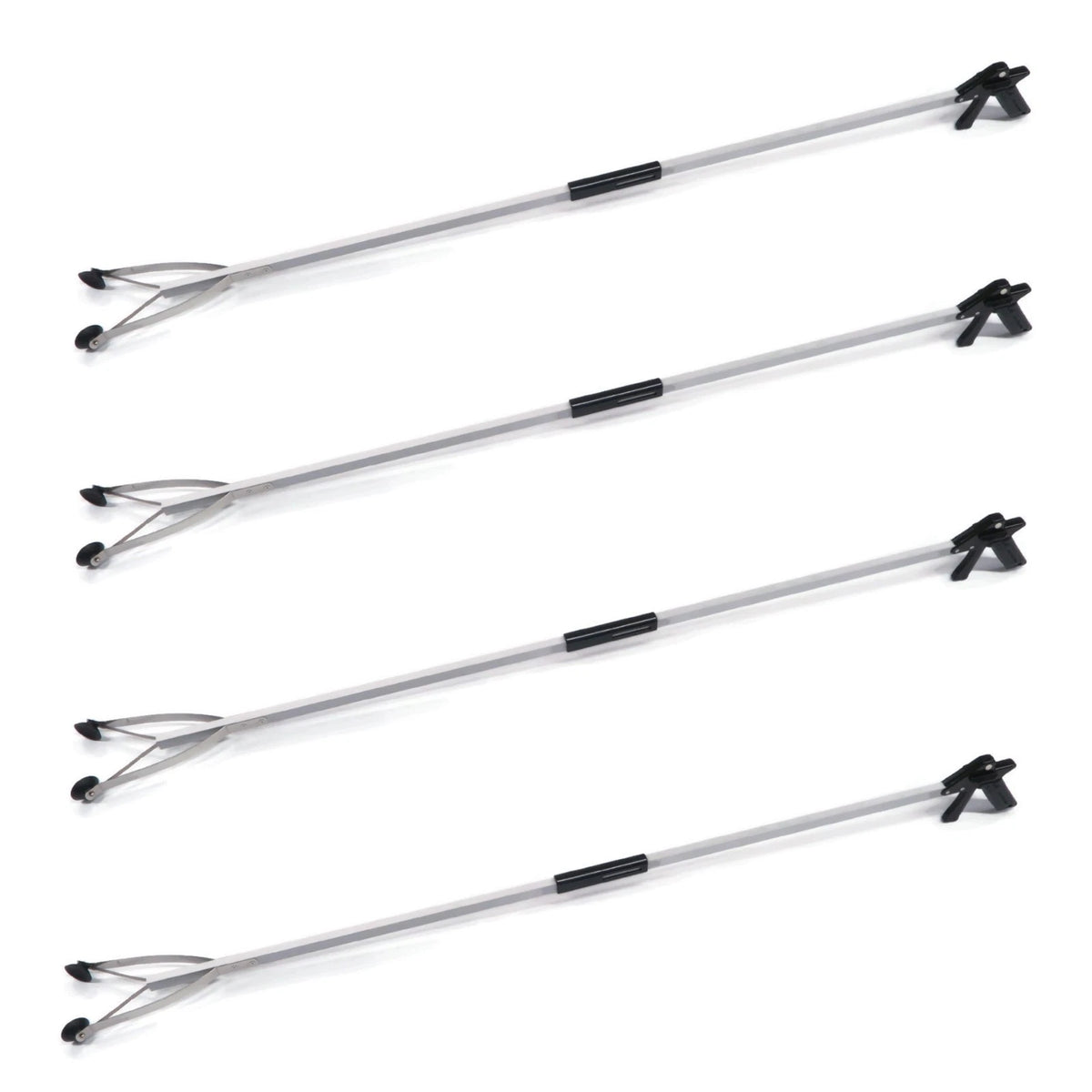 (4 Pack) 60" G4 DOT Foldable EZ Reacher for Grabbing Things Indoors and Outdoors