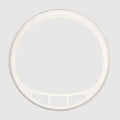 VDO Boat Gauge Bezel N05-801-800 - 3 Inch White Plastic
