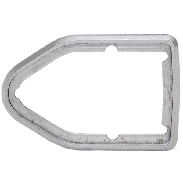 Livorsi Boat Bow Light Trim Ring - 4 3/4 X 2 7/8 Inch Silver Anodized