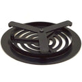 Lund Boat Round Vent Cover 1983860 - 4 Inch Black Plastic