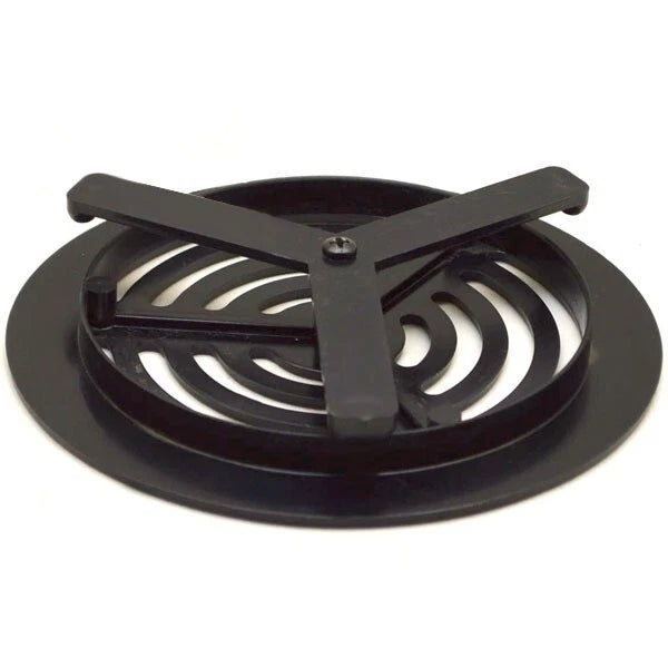 Lund Boat Round Vent Cover 1983860 - 4 Inch Black Plastic