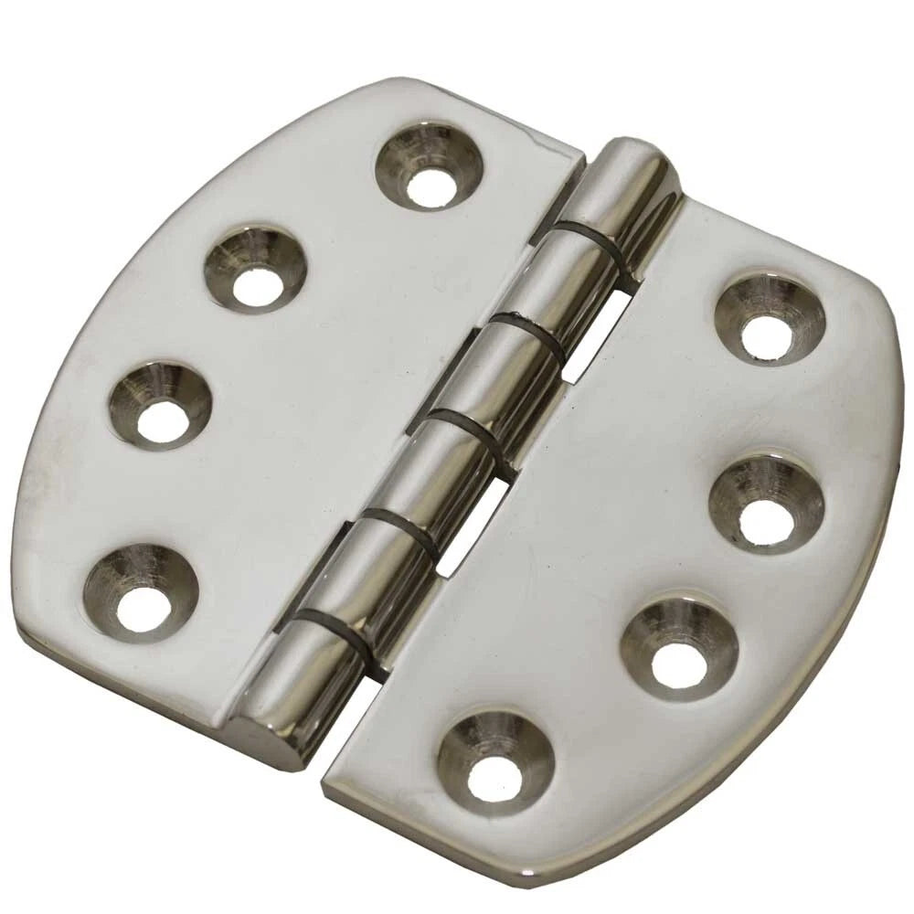 MasterCraft Boat Rounded Butt Hinge 562908 - 4 1/4 X 4 Inch Stainless