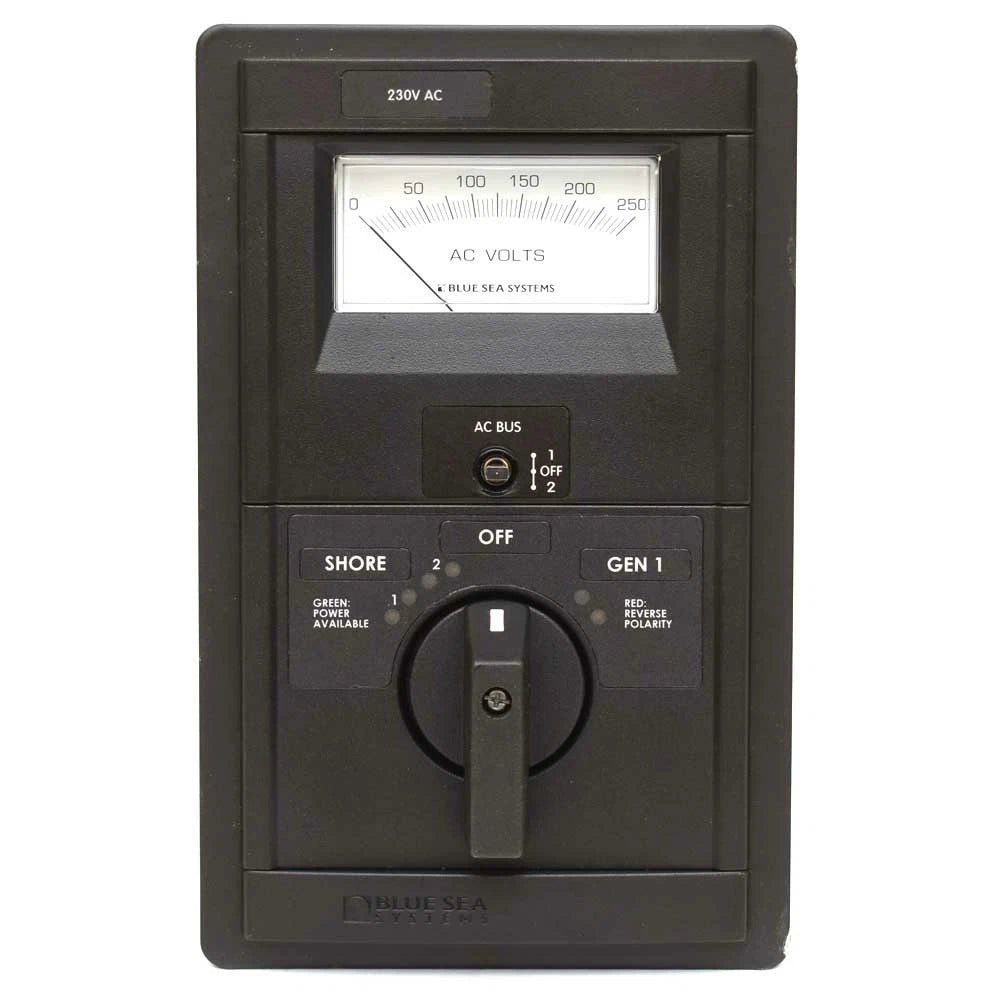 Blue Sea Systems Boat Shore Power AC Volt Meter 3605426 - 230 V AC