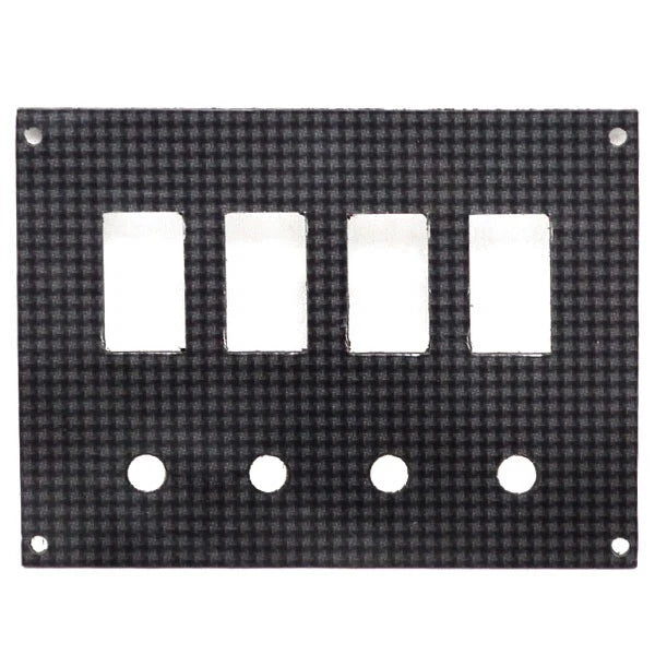 Hurricane Boat Tiller Switch Panel 180520 - 6 3/8 X 4 3/4 Inch