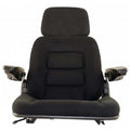 S830800 High Back Seat, Black Fabric Fits Deutz