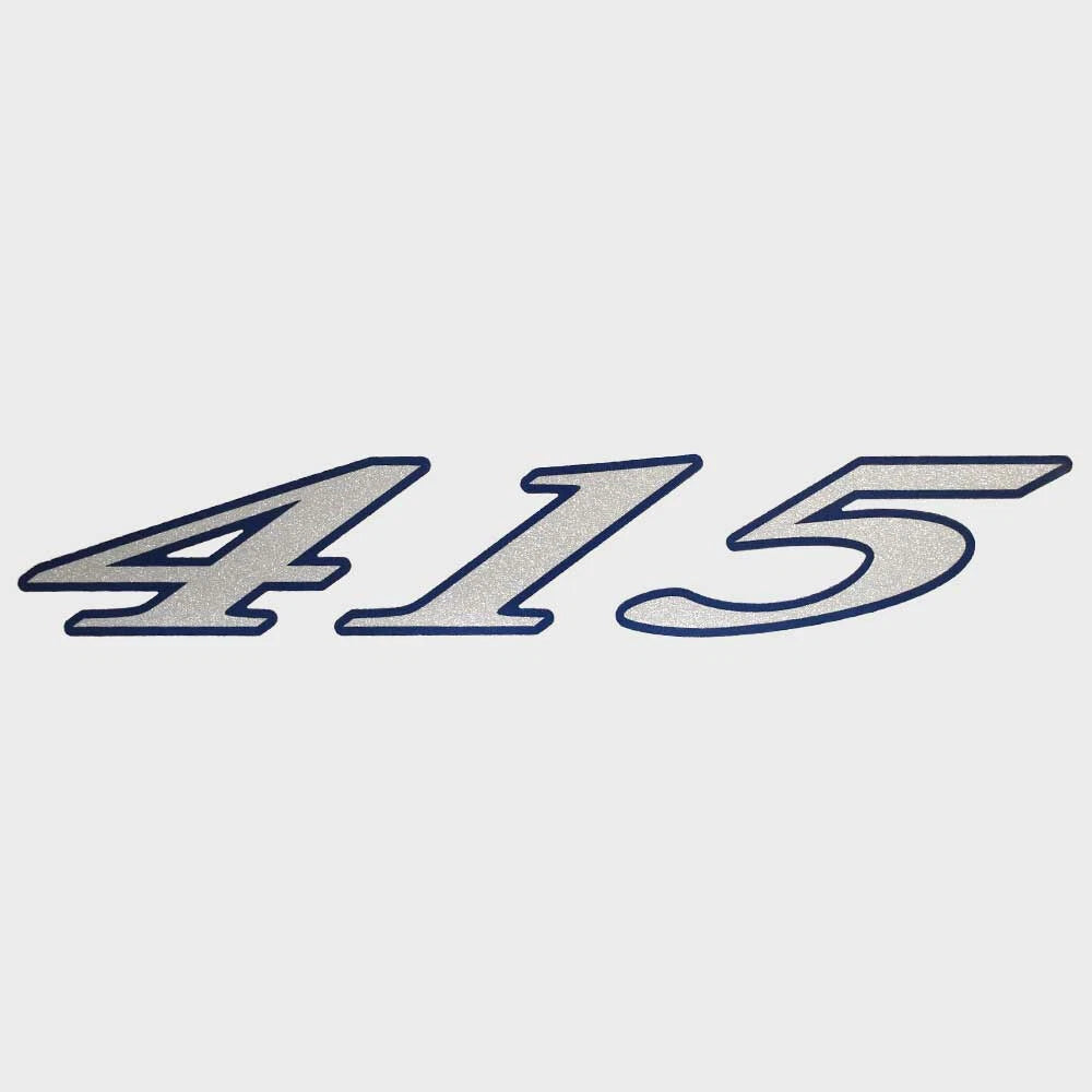 Cruisers Boat Model Decal Sticker V2042300 - 415 Express Silver Blue