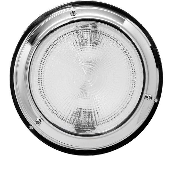 Marinco Guest Boat Cabin Dome Light 24010 - 12V 5 1/2 Inch Stainless