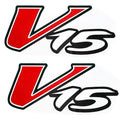 Tracker Boat Decals - Pro Guide V15 Logo Stickers (pair)