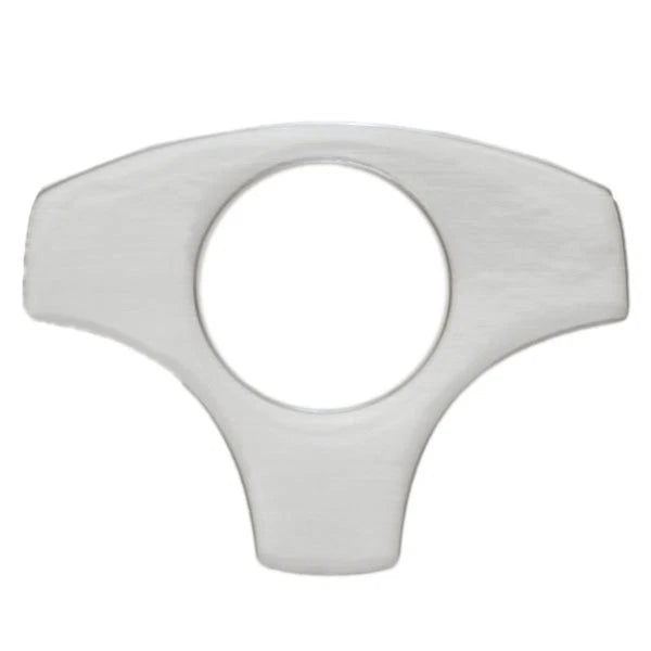 Tracker Boat Steering Wheel Decal 145516 - Raised Reflective Silver