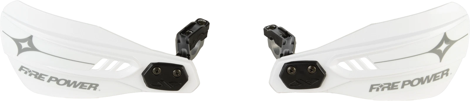 FIRE POWER Open Handguard White for Offroad Bikes & Quads