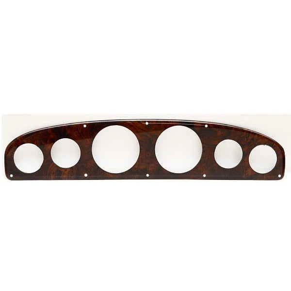 Misty Harbor Boat Blank Gauge Panel - Woodgrain 20 3/8 X 4 3/8 Inch