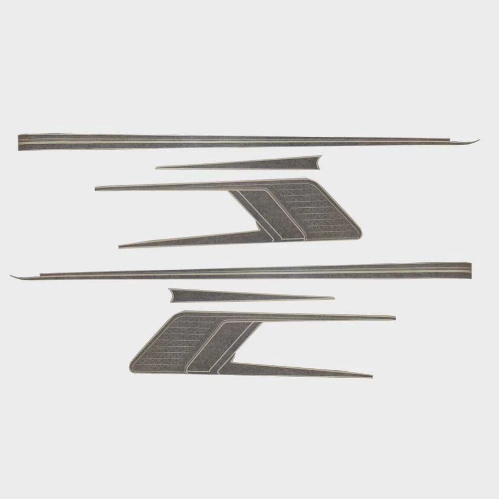 Crestliner Boat Hull Decal 2201439 - Fish Hawk Pro Tiller (set of 6)