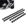 1 Set Engine Bolt Caps Cover Plastic Black for Harley Road Street Glide Softail