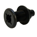 Standard Boat Thru Hull - Black 3/4 Inch Quick Connect