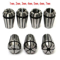 7Set ER11 Spring Collet Chuck for CNC Milling Lathe Tool Engraving Machine