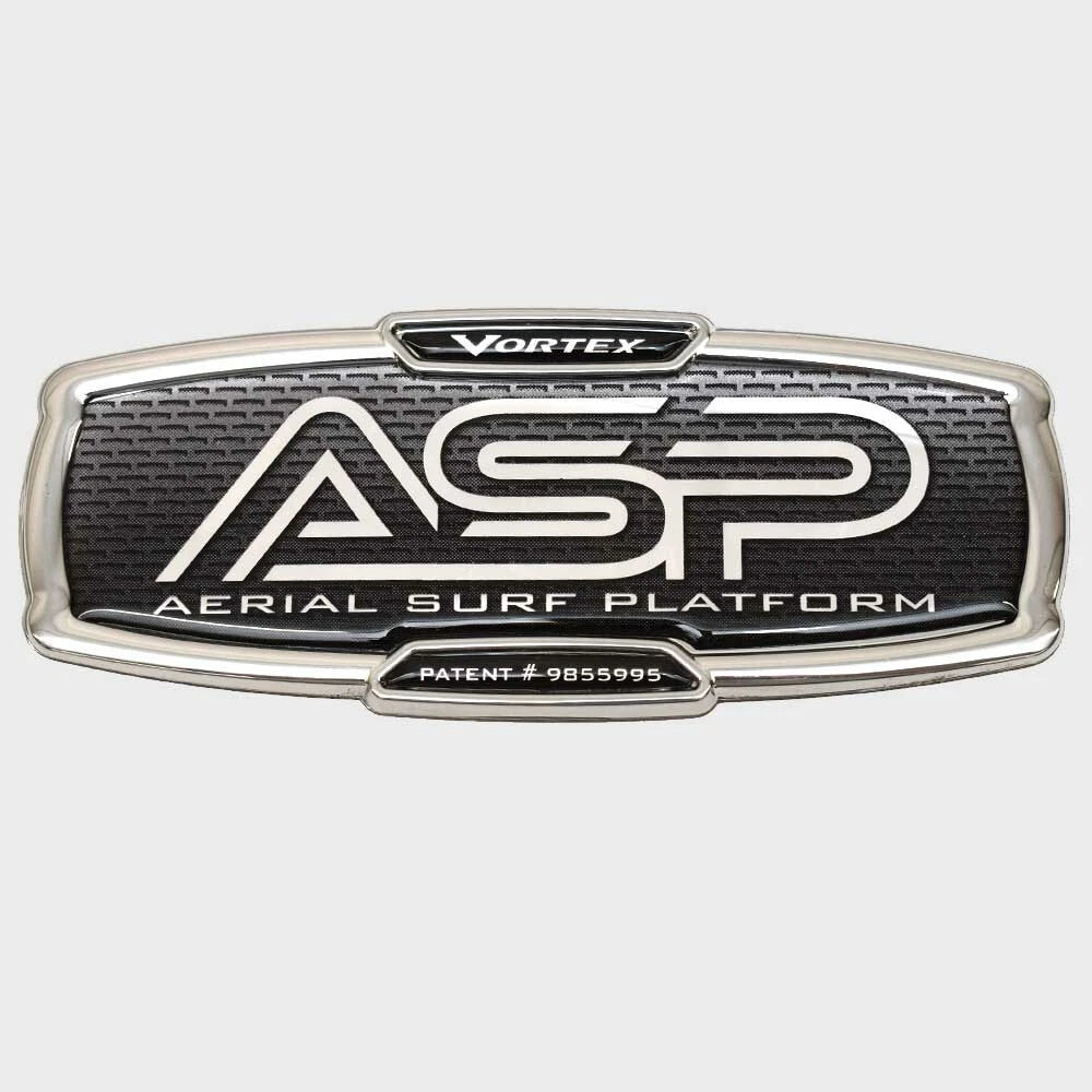 Vortex Boat Raised Emblem Badge 14.02450 - Aerial Surf Platform Chaparral Decal