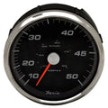 Faria Boat Speedometer Gauge SEK631A - 4 1/4 Inch Silver Black