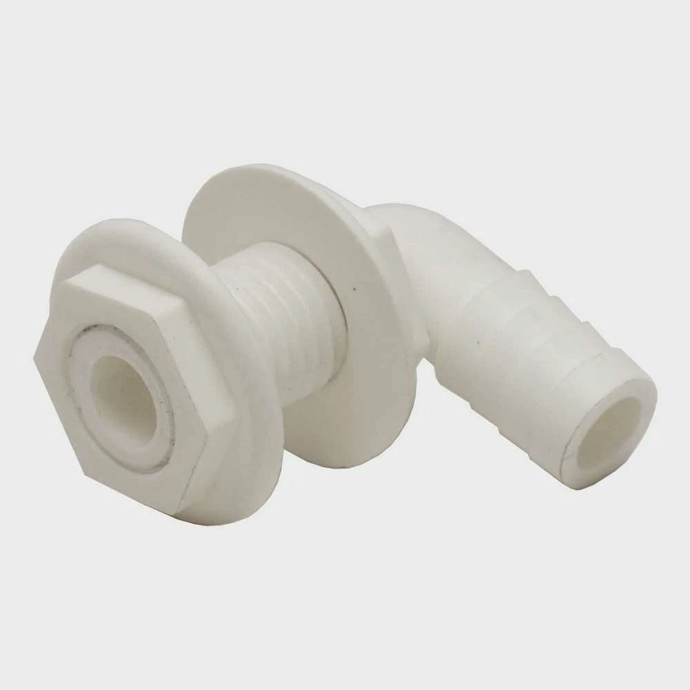 Lowe Boat 90 Degree Thru Hull Fitting - 3/4 Inch Hose