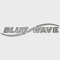 Blue Wave Boat Raised Hull Decal 2030-0002 - Silver/Gray Logo Sticker