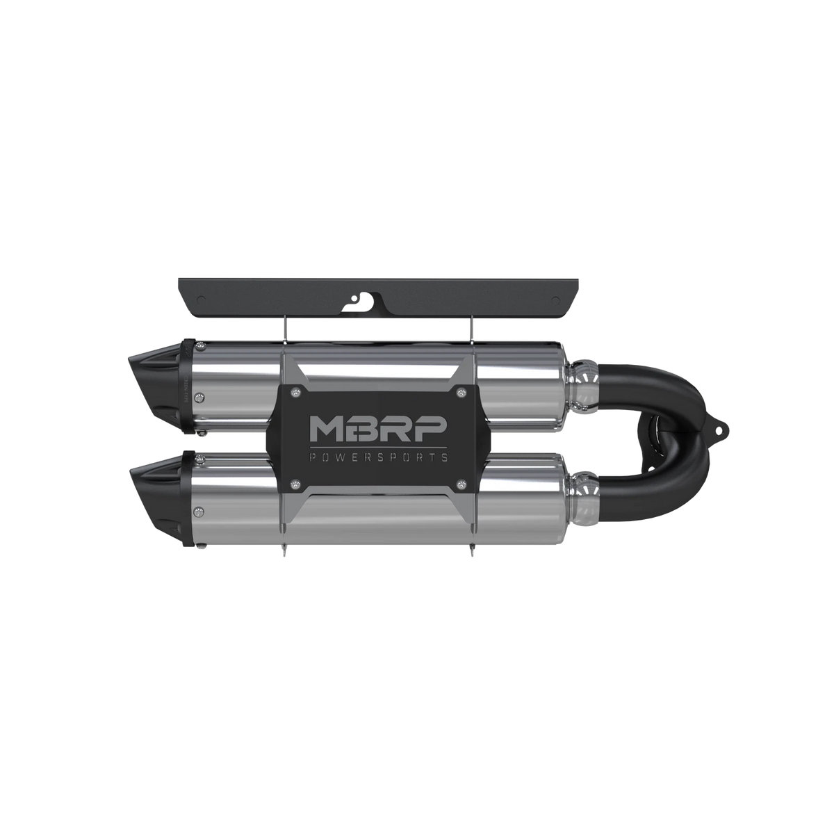 MBRP Power Tech 4 Dual Slip-On Exhaust System for Polaris RZR XP Turbo Models
