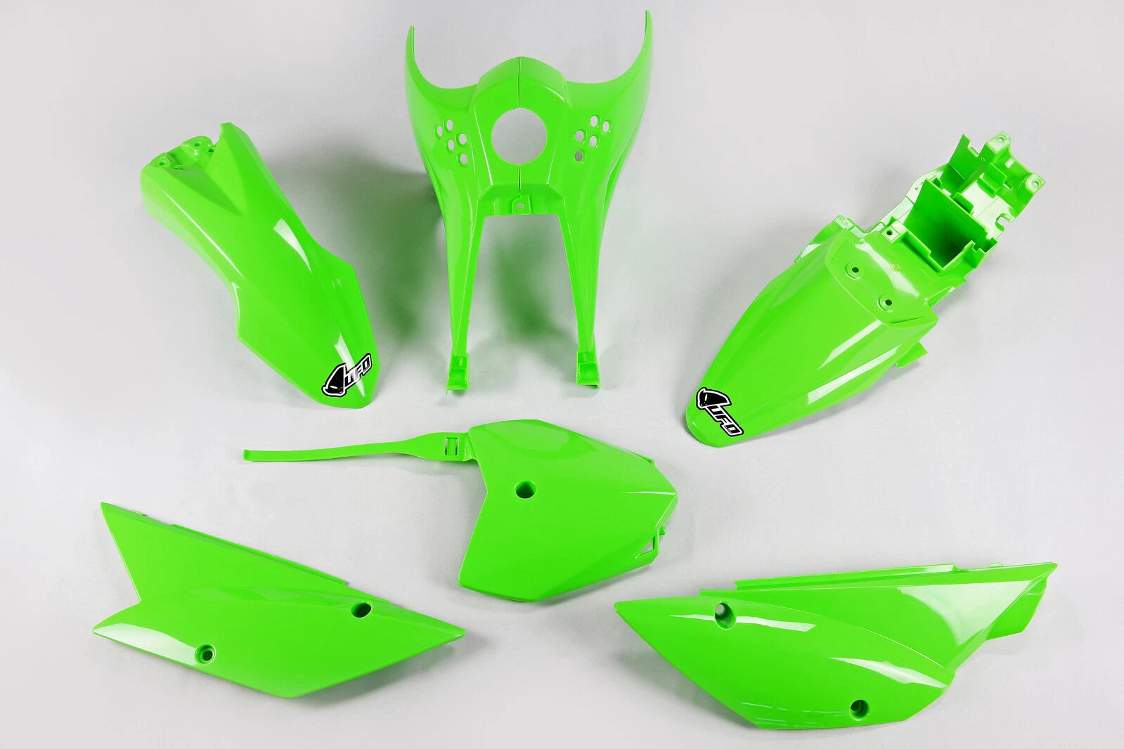 UFO Plastics Kit for Kawasaki KLX110 2010-2023 (green)