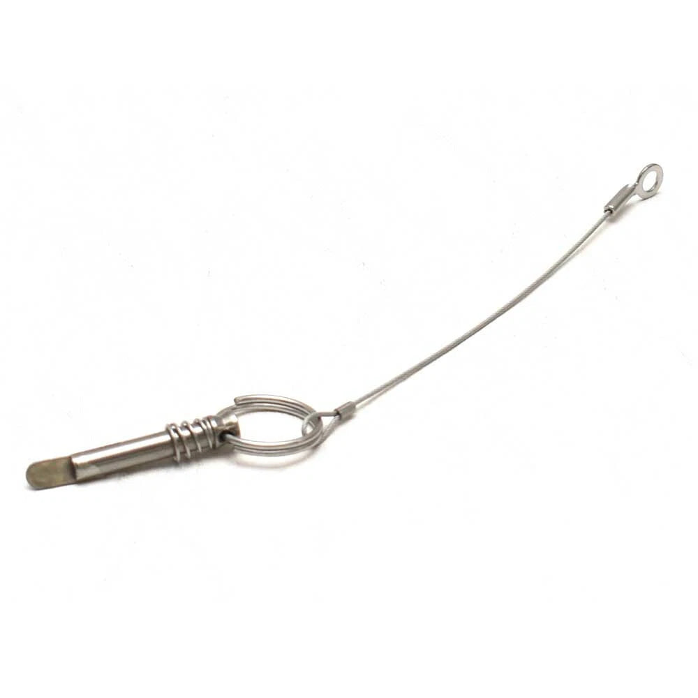 Tracker Boat Bimini Toggle Pin 324642 - 1/4 Dia Pin with Lanyard 8 Inch