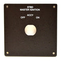 Sea Ray Boat Blank Ignition Switch Panel 1896436 - STBD Master Aluminum