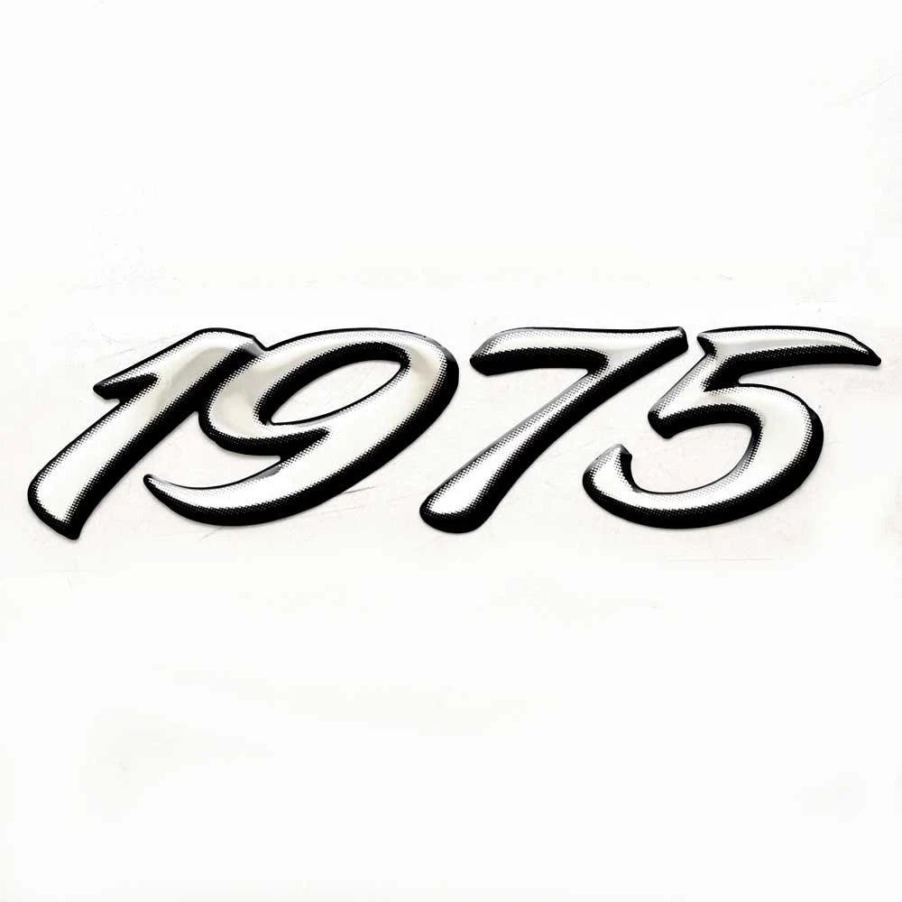 Lund Boat Brand Decal 1986500 - 1975 Model Silver Black Sticker