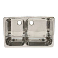 Scandvik Boat Double Sink 10236 - Stainless Steel Mirror